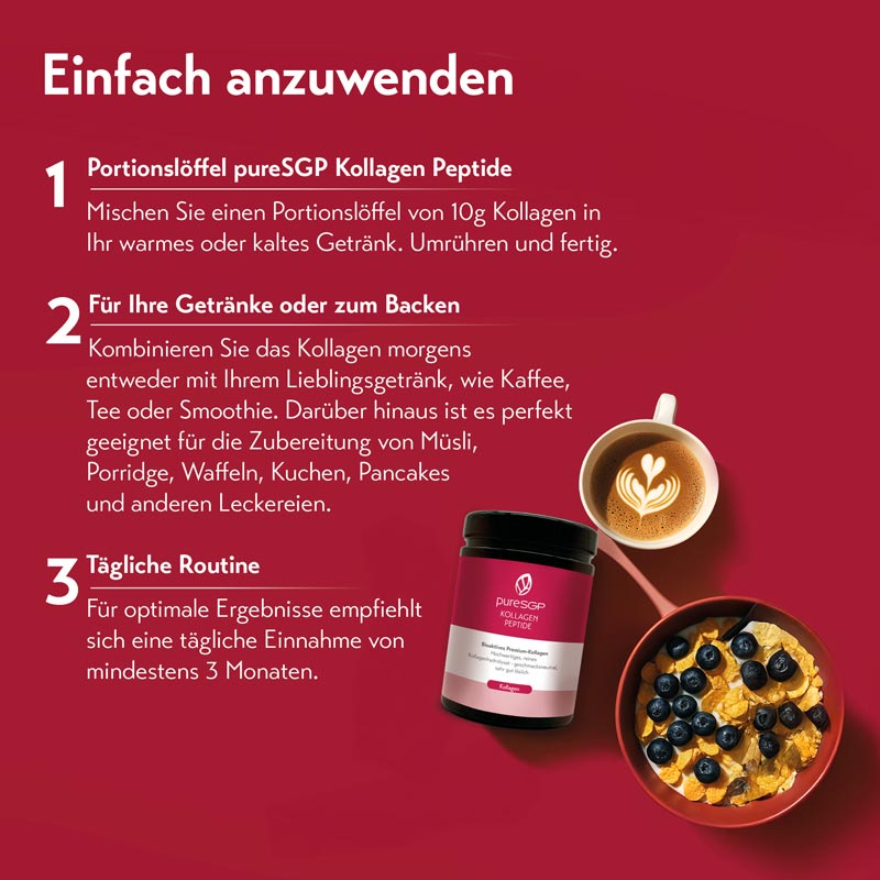 pureSGP KOLLAGEN PEPTIDE 300 g Pulver