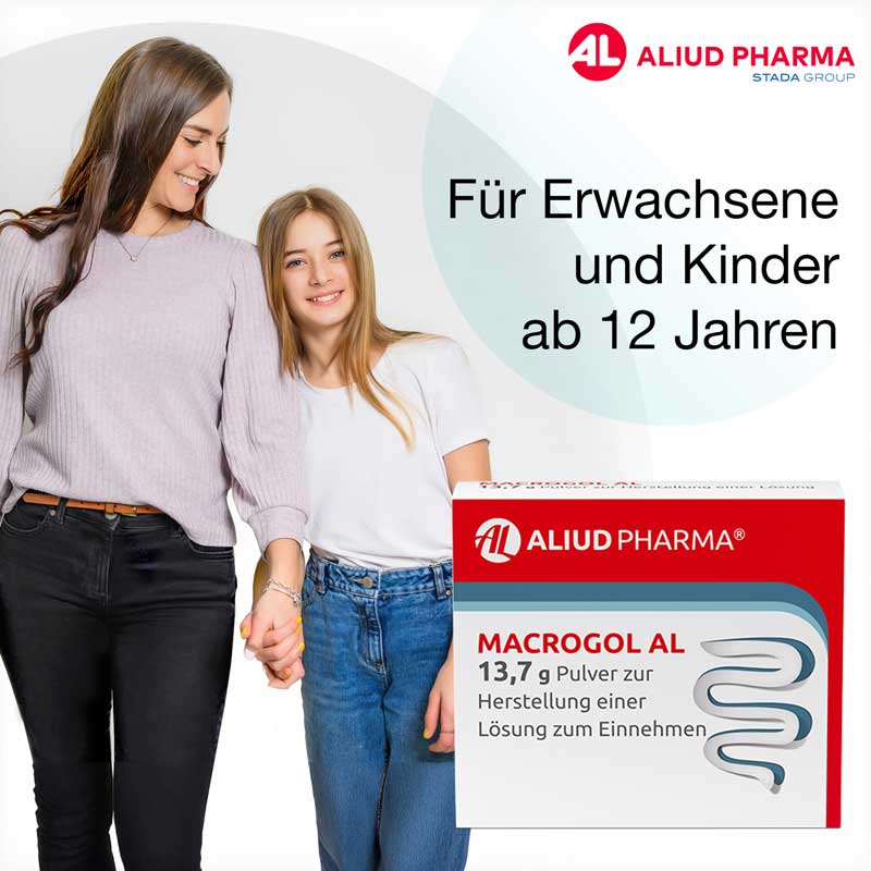 Macrogol AL 13,7 g Pulver bei Verstopfung