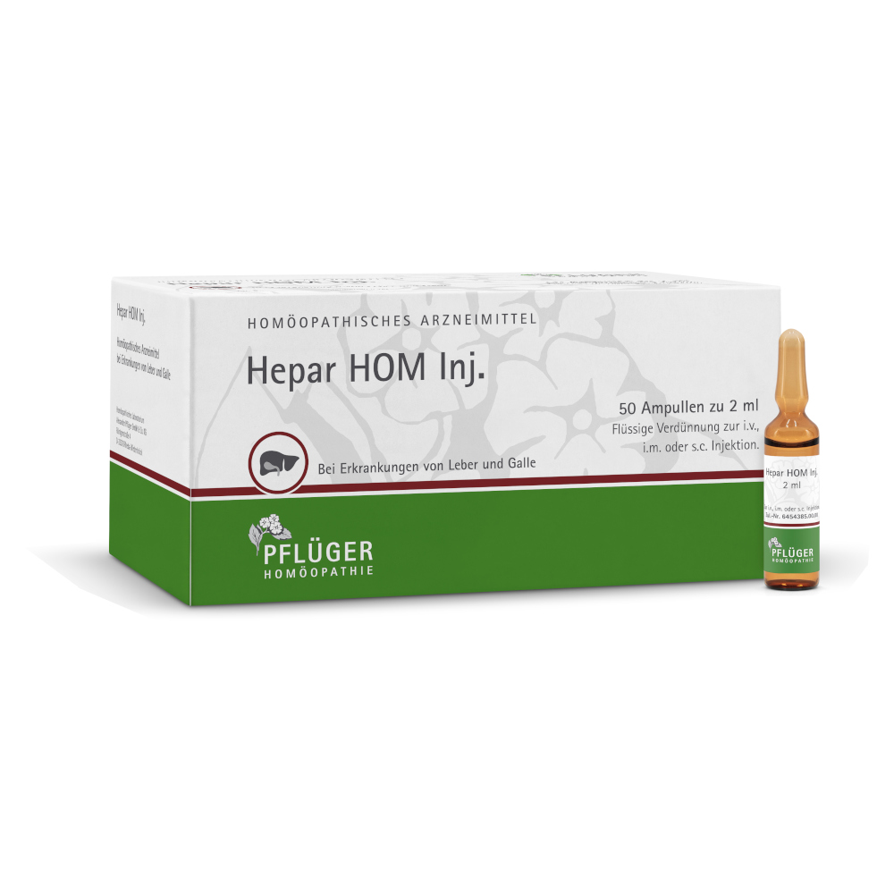 Hepar HOM Inj. 50X2 ml Ampullen