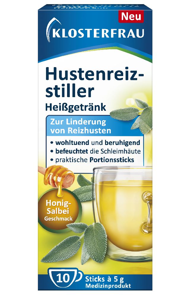 KLOSTERFRAU Hustenreizstiller Heißgetränk 10X5 g Pulver