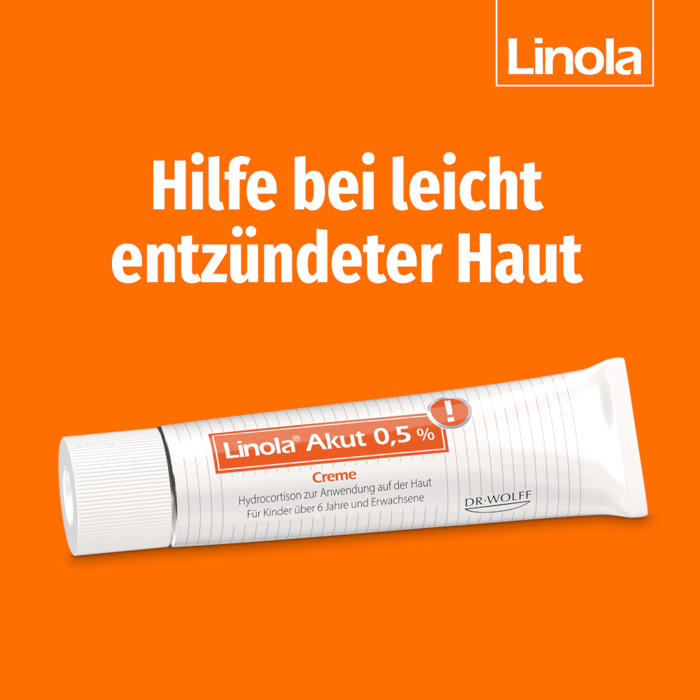 Linola Akut 0,5% - Hydrocortison Creme 15 g Creme