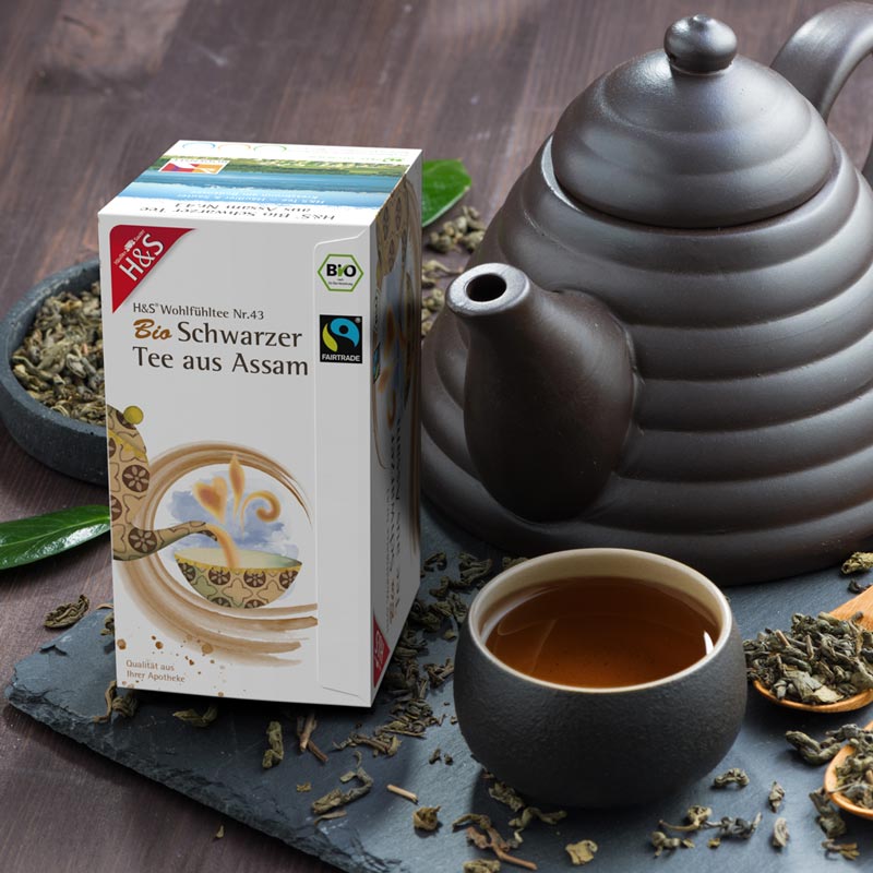 H&S Wohlfühltee Schwarzer Tee aus Assam 20X1.80 g Filterbeutel
