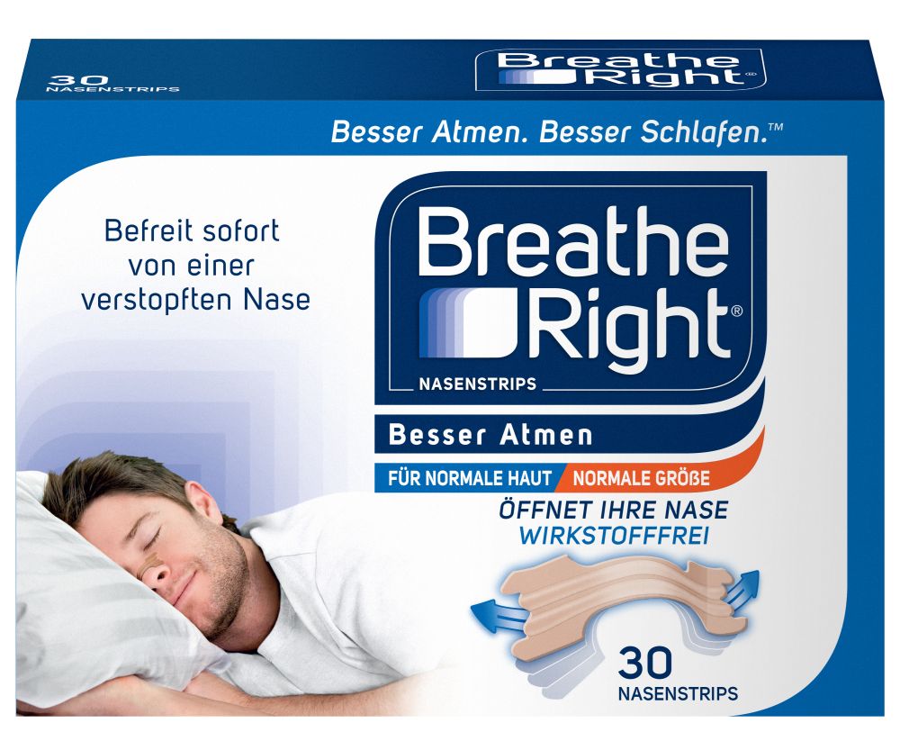 Besser Atmen Breathe Right Nasenpflaster Beige Normal 30 St Pflaster