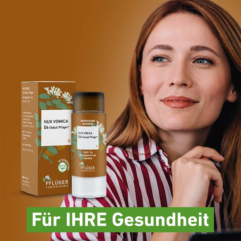 NUX VOMICA D12 Globuli Pflüger 10 g Globuli