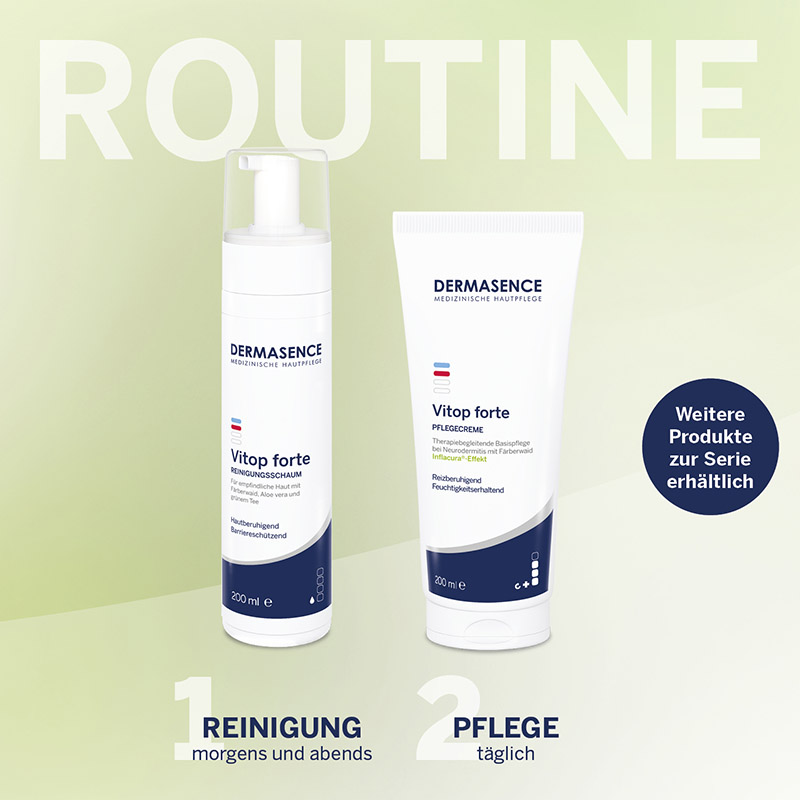 DERMASENCE Vitop forte PFLEGECREME 200 ml Creme
