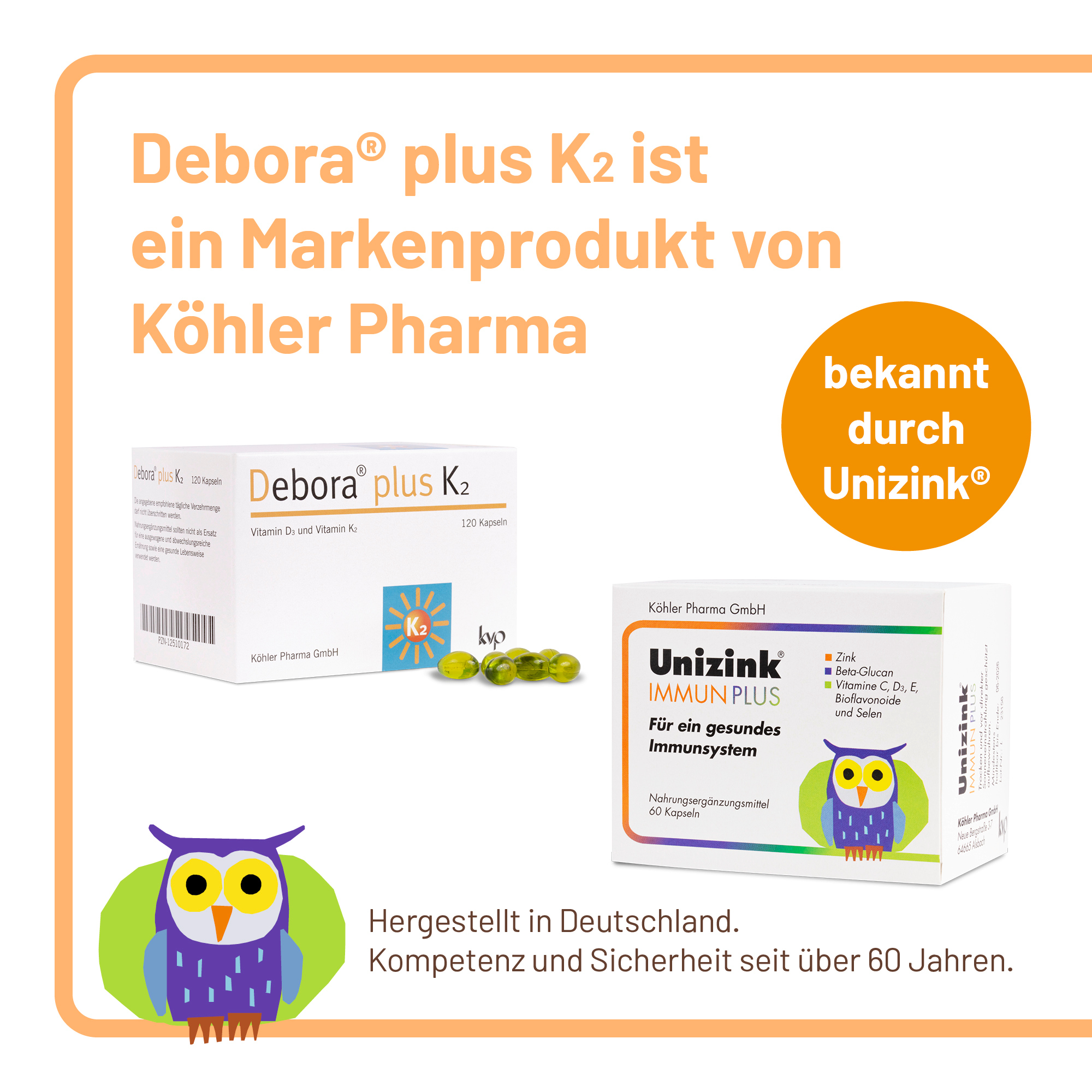 Debora plus K2 120 St Kapseln