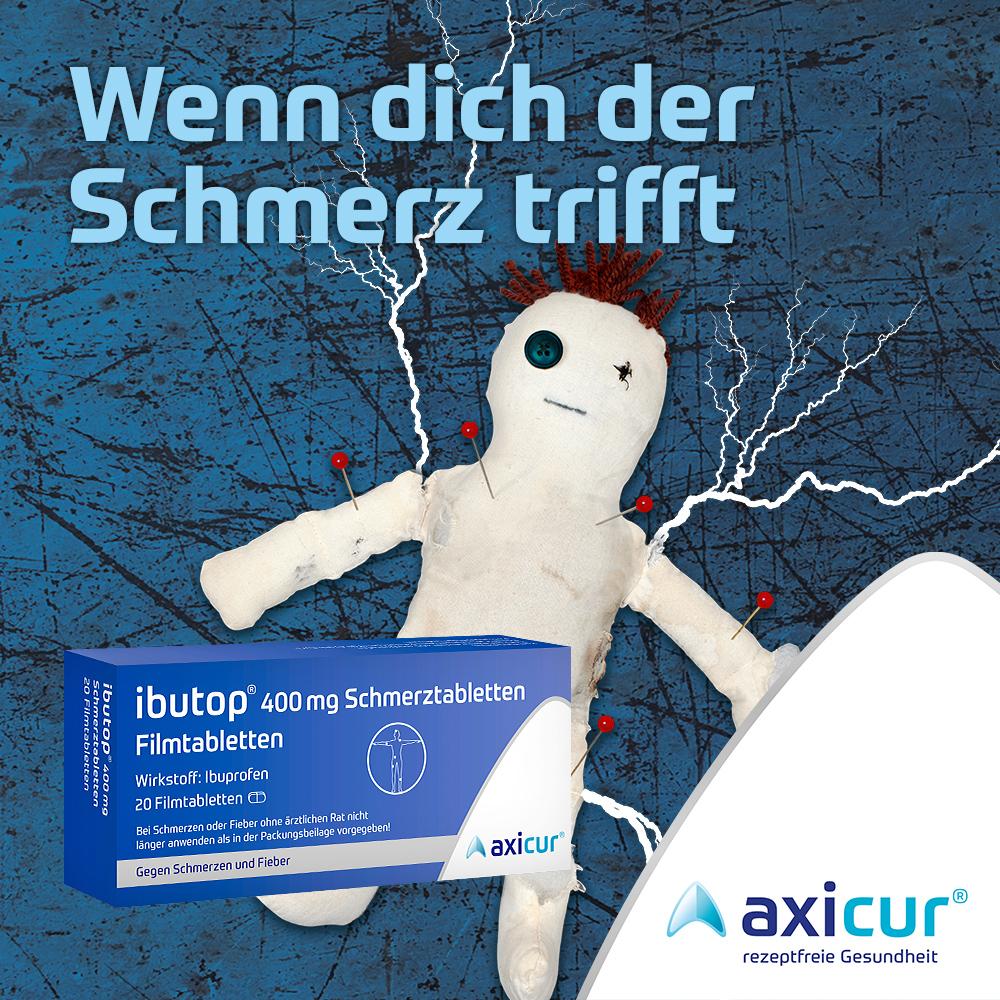 ibutop 400 mg bei Kopfschmerzen, Zahnschmerzen, Regelschmerzen und Fieber 10 St Filmtabletten