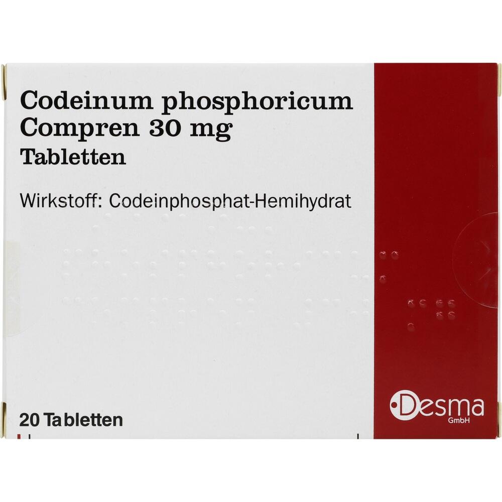 Codeinum phosphoricum Compren 30mg 20 St Tabletten