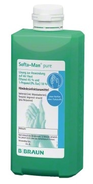 SOFTA MAN pure Händedesinfektionsmittel 500 ml Lösung