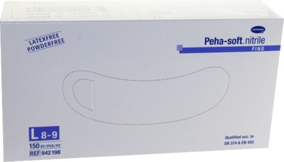 PEHA-SOFT nitrile fino Unt.Hands.unsteril pf L 150 St Handschuhe