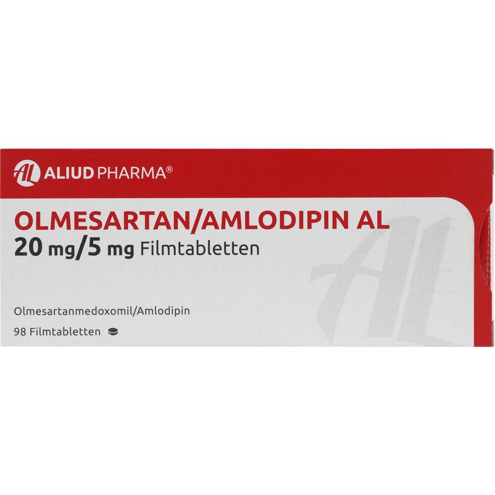 OLMESARTAN/AMLODIPIN AL 20 mg/5 mg 98 St Filmtabletten