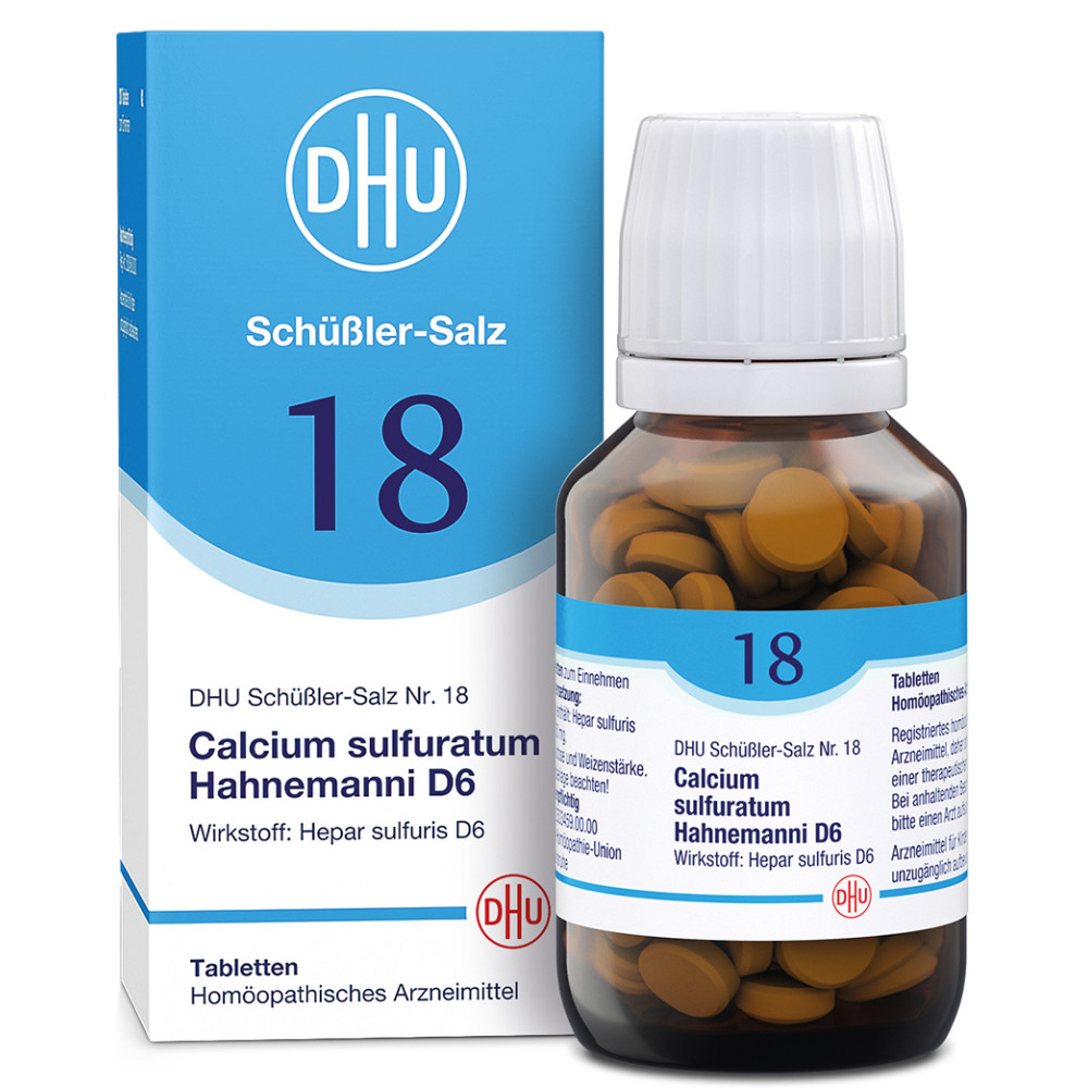 DHU Schüssler-Salz Nr. 18 Calcium sulfuratum D 6 Tabletten 200 St Tabletten