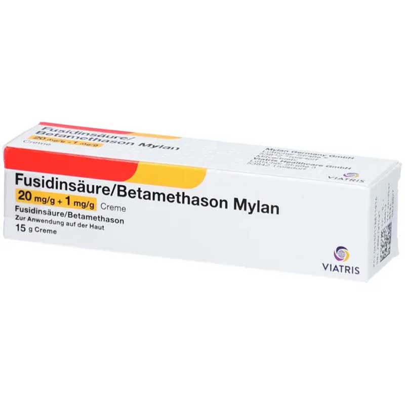 Fusidinsäure/Betamethason Mylan 20 mg/g + 1 mg/g Creme 15 g Creme