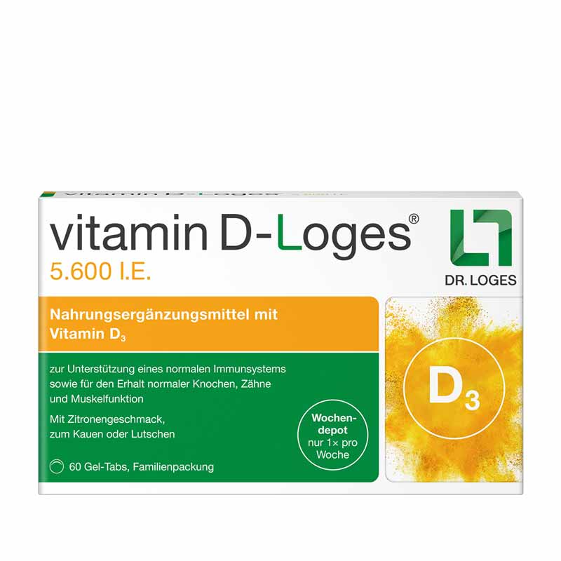 vitamin D-Loges 5.600 I.E. Wochendepot 60 St Kautabletten