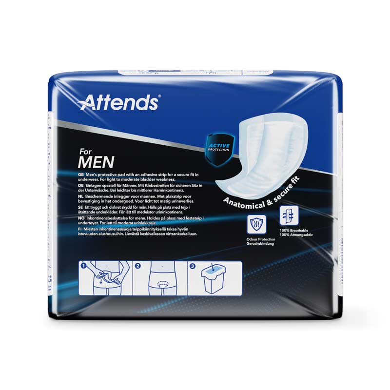 Attends For MEN 3 Box 12X14 St