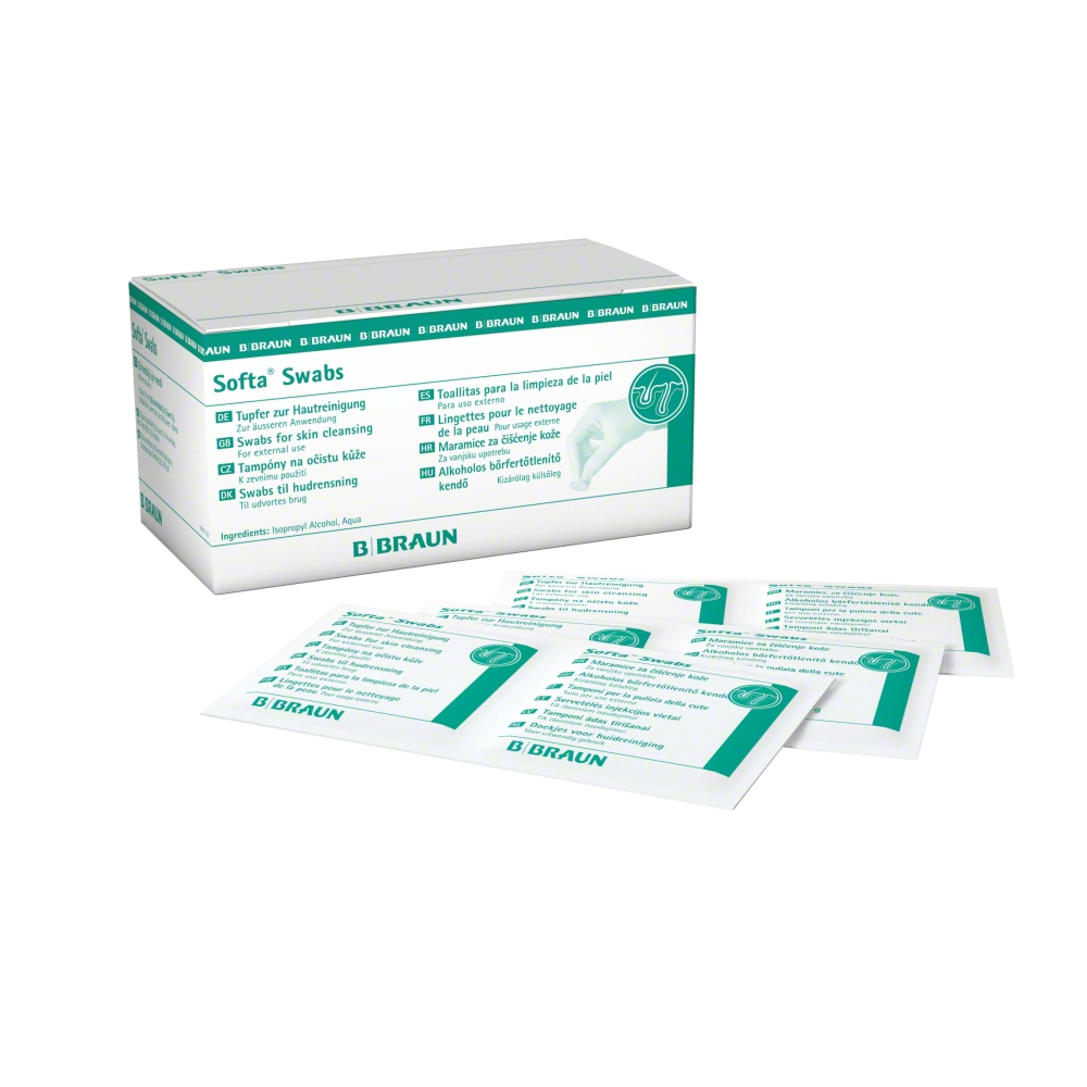 Softa Swabs Alkoholtupfer 5er Set 5X100 St Tupfer