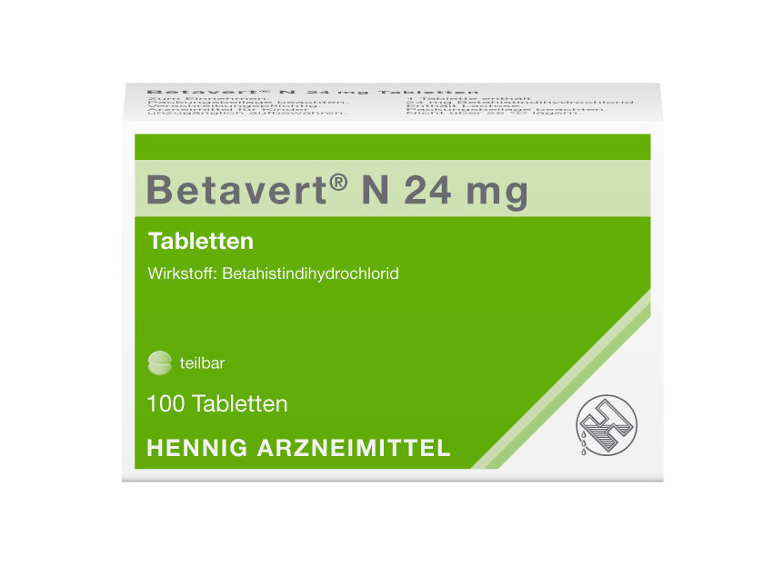 BETAVERT N 24 mg Tabletten 100 St Tabletten