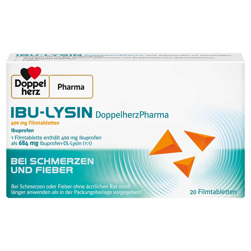 Doppelherz Pharma IBU-LYSIN 400 20 St Filmtabletten