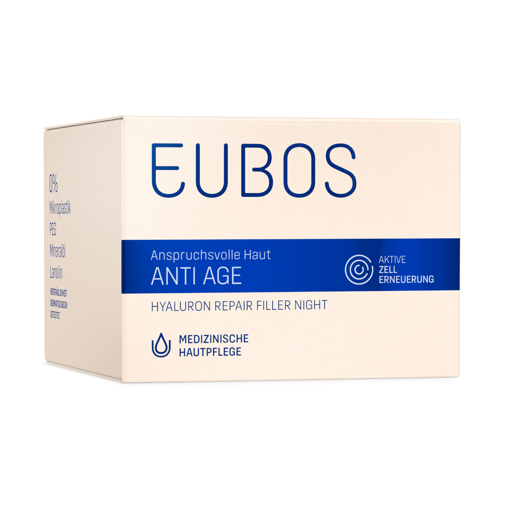 EUBOS ANTI AGE HYALURON REPAIR FILLER NIGHT Anspruchsvolle Haut 50 ml Creme