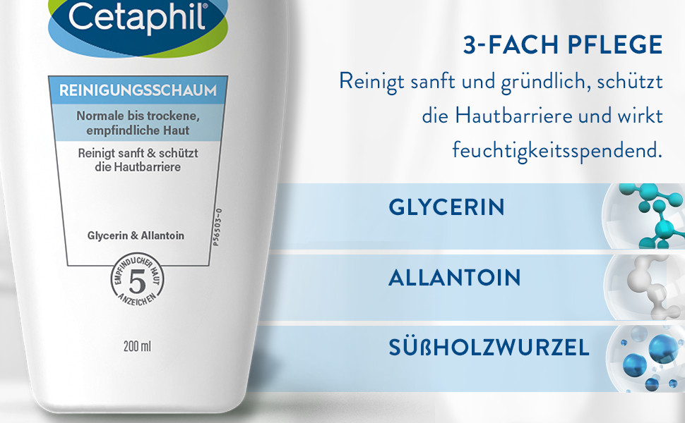 Cetaphil Reinigungsschaum 200 ml Schaum