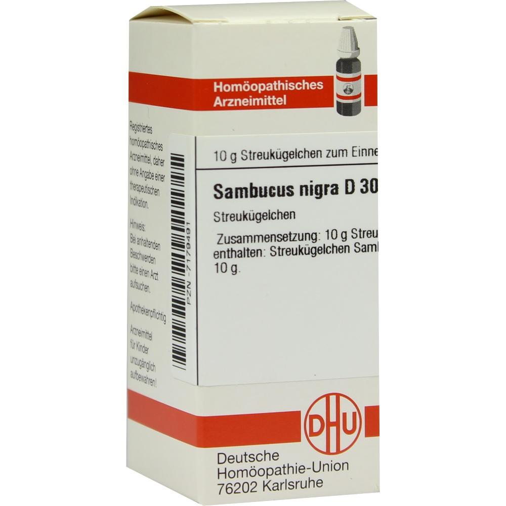 SAMBUCUS NIGRA D 30 Globuli 10 g Globuli