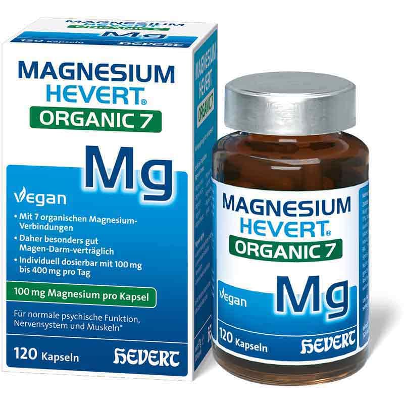 MAGNESIUM HEVERT ORGANIC 7 120 St Kapseln
