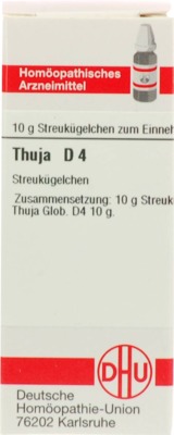 THUJA D 4 Globuli 10 g Globuli