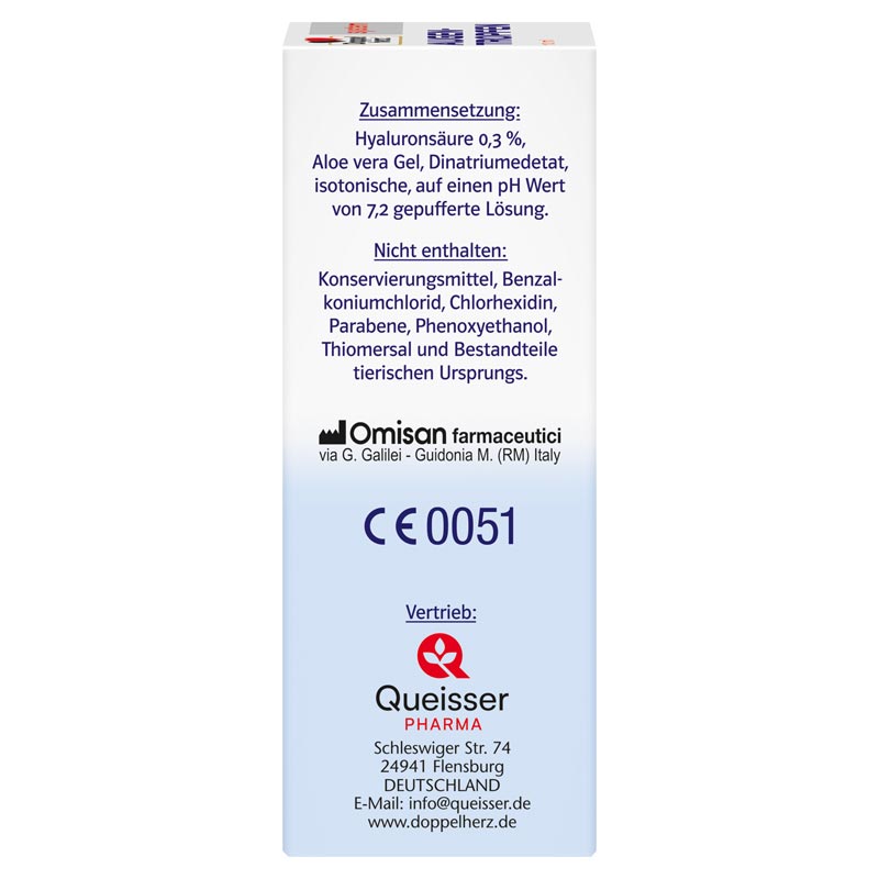 Doppelherz system AUGEN-TROPFEN HYALURON 0,3% + ALOE 10 ml Flüssigkeit