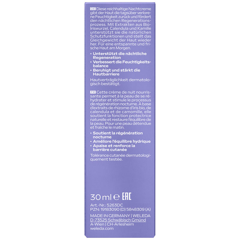 WELEDA Iris Nachtpflege 30 ml Nachtcreme