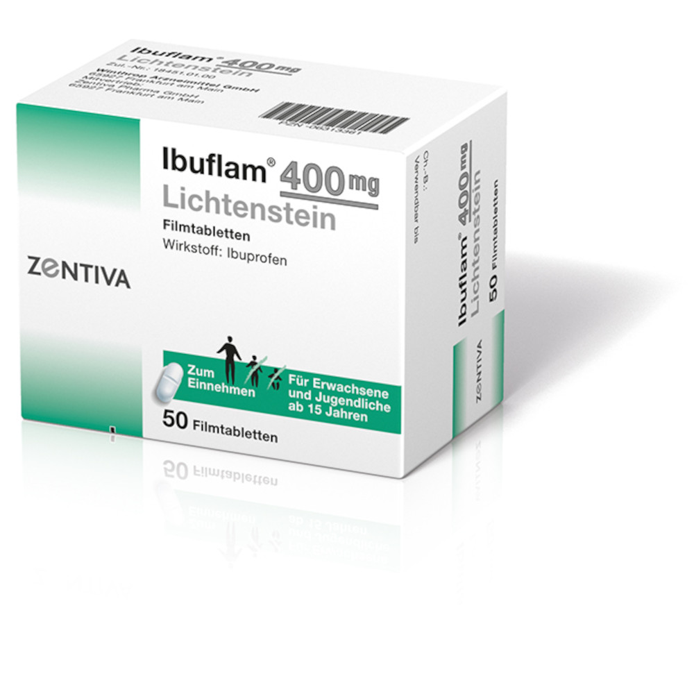Ibuflam 400mg Lichtenstein 50 St Filmtabletten
