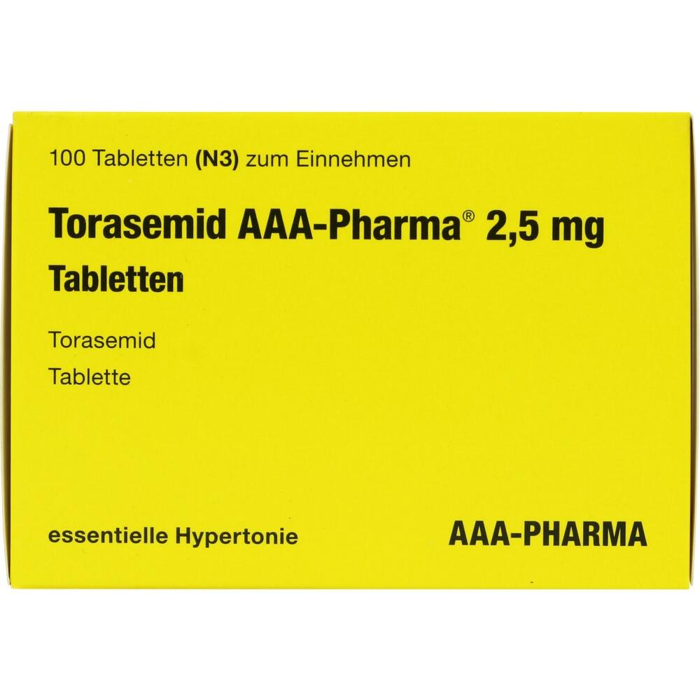 Torasemid AAA-Pharma 2,5mg 100 St Tabletten