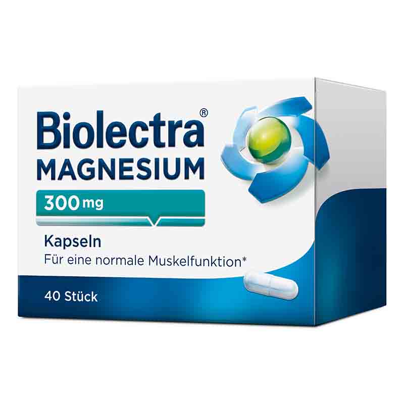 Biolectra MAGNESIUM 300mg  40 St Kapseln