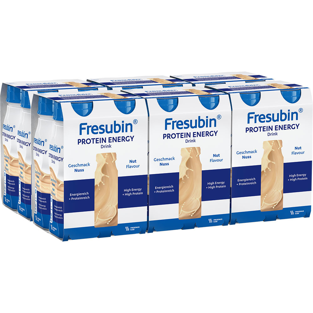 Fresubin Protein Energy DRINK Trinknahrung Nuss 6X4X200 ml Lösung