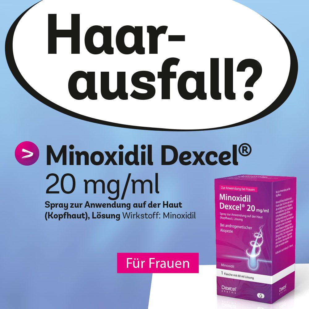 Minoxidil Dexcel 20 mg/ml 3X60 ml Lösung