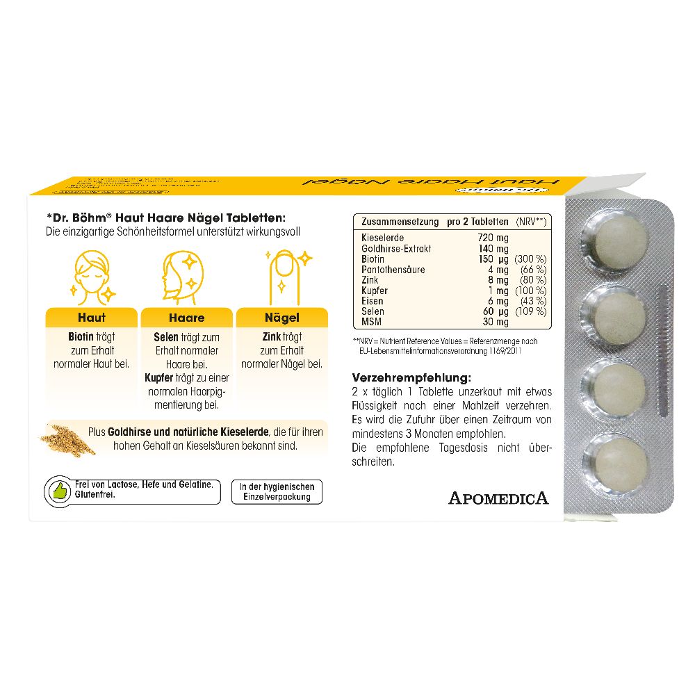 Dr. Böhm Haut Haare Nägel 60 St Tabletten