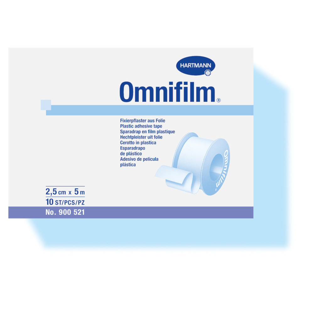 OMNIFILM Fixierpflaster Folie 2,5 cmx5 m 1 St Pflaster