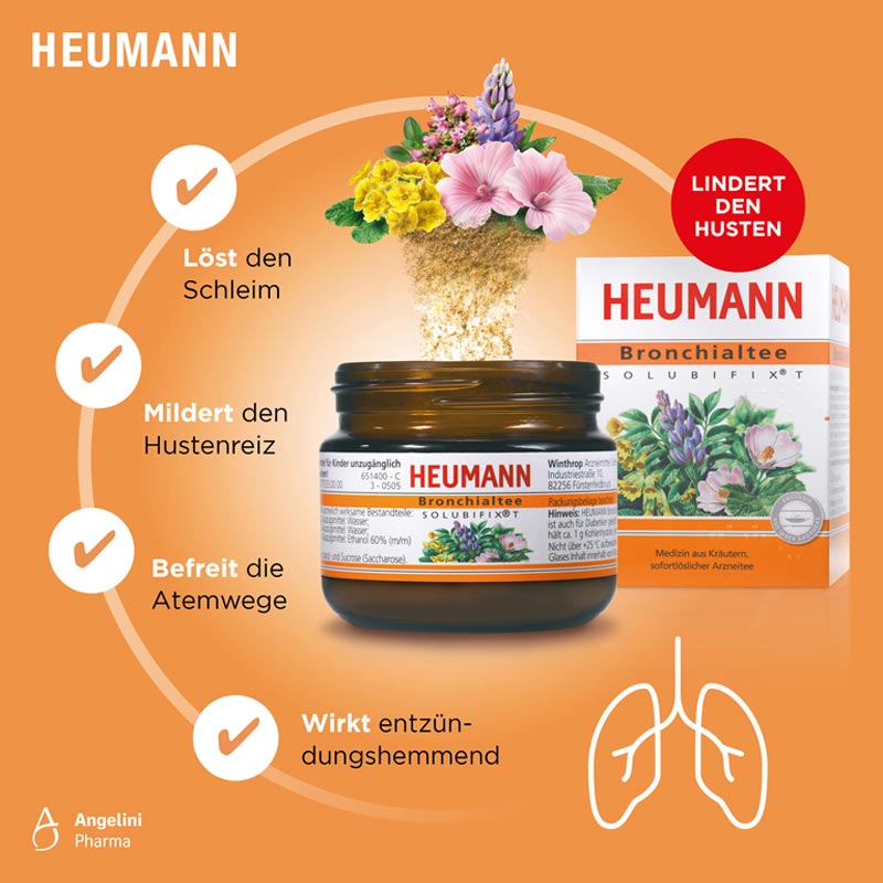 HEUMANN Bronchialtee SOLUBIFIX T 30 g Instanttee