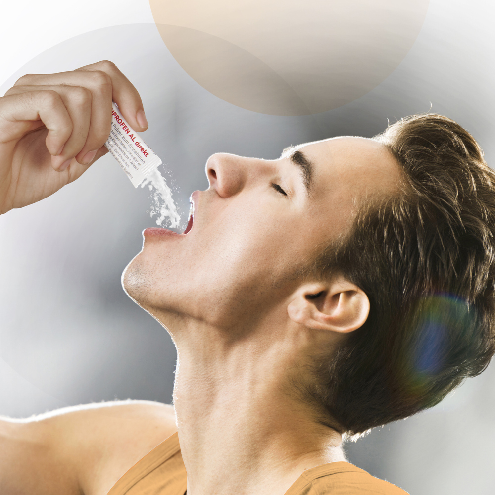 Ibuprofen AL direkt 400 mg Pulver bei Fieber und Schmerzen