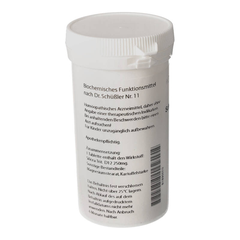 HOMOEOPATHIEFUCHS Schüssler-Salz Nummer 11 Silicea D12 Bicochemie 400 St Tabletten