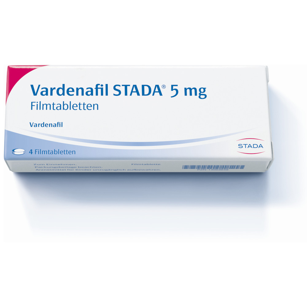 Vardenafil STADA 5 mg Filmtabletten 4 St Filmtabletten