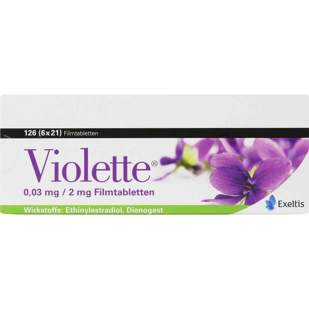 Violette 0,03mg/2mg 126 St Filmtabletten