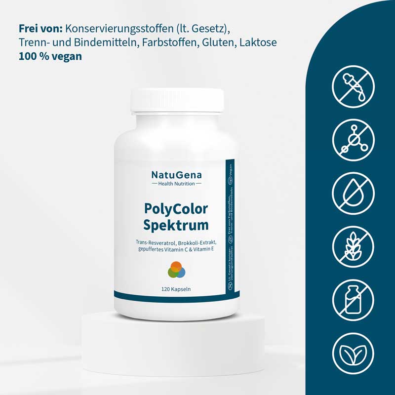NatuGena PolyColor Spektrum 120 St Kapseln