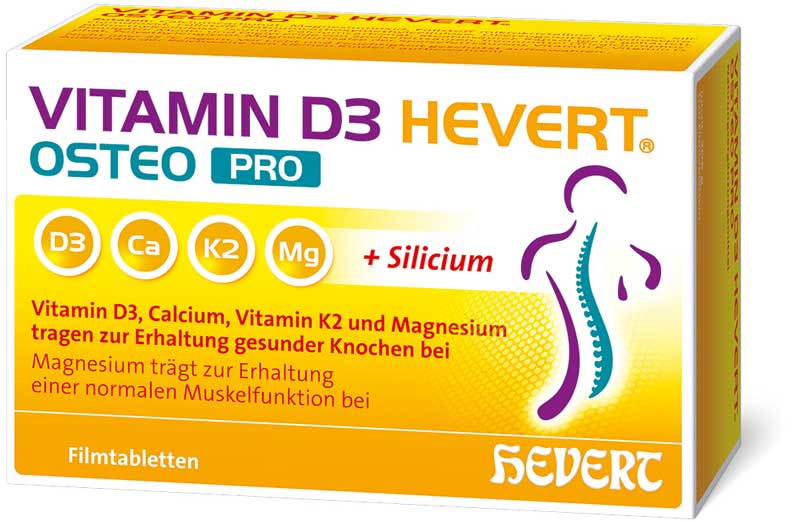 VITAMIN D3 HEVERT OSTEO PRO 60 St Filmtabletten