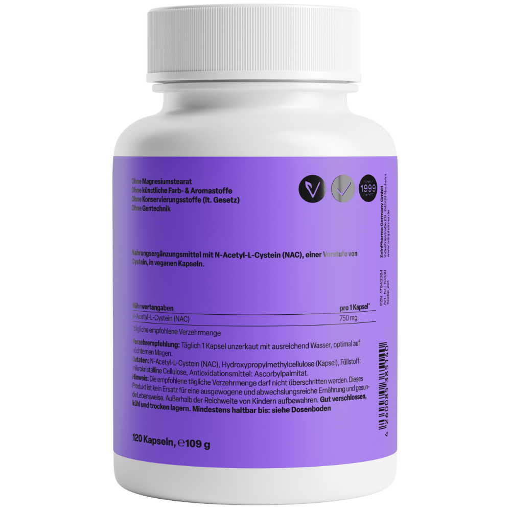 Zein Pharma NAC 750 mg 120 St Kapseln