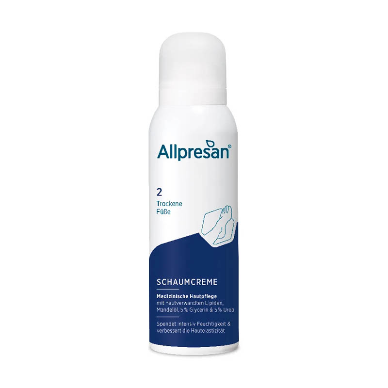 Allpresan Fuß spezial Nummer 2 ORIGINAL SCHAUM-CREME Trockene Haut 125 ml Schaum