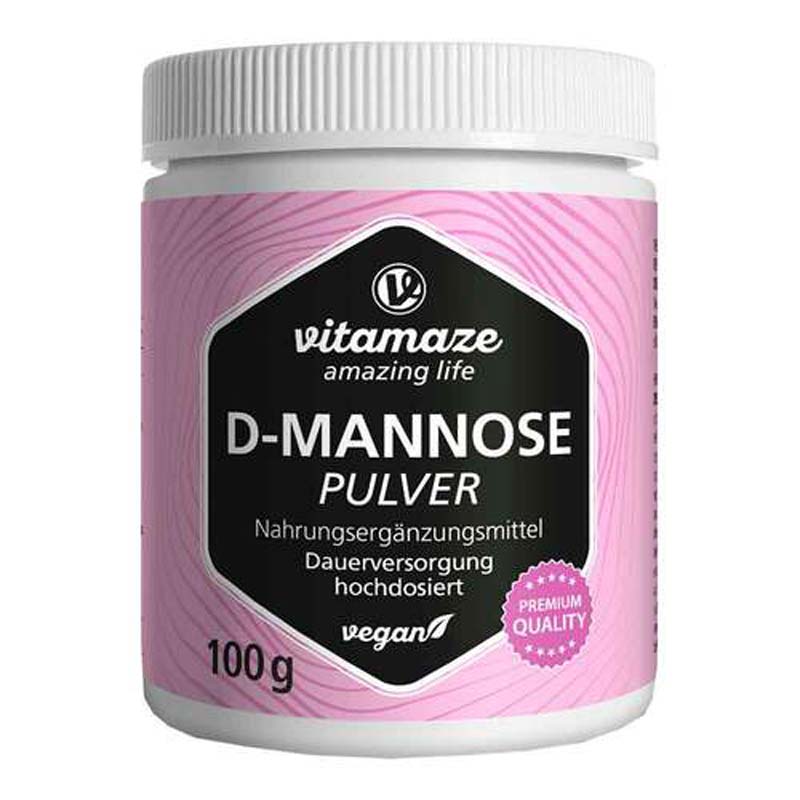 vitamaze D-MANNOSE PULVER vegan 100 g Pulver