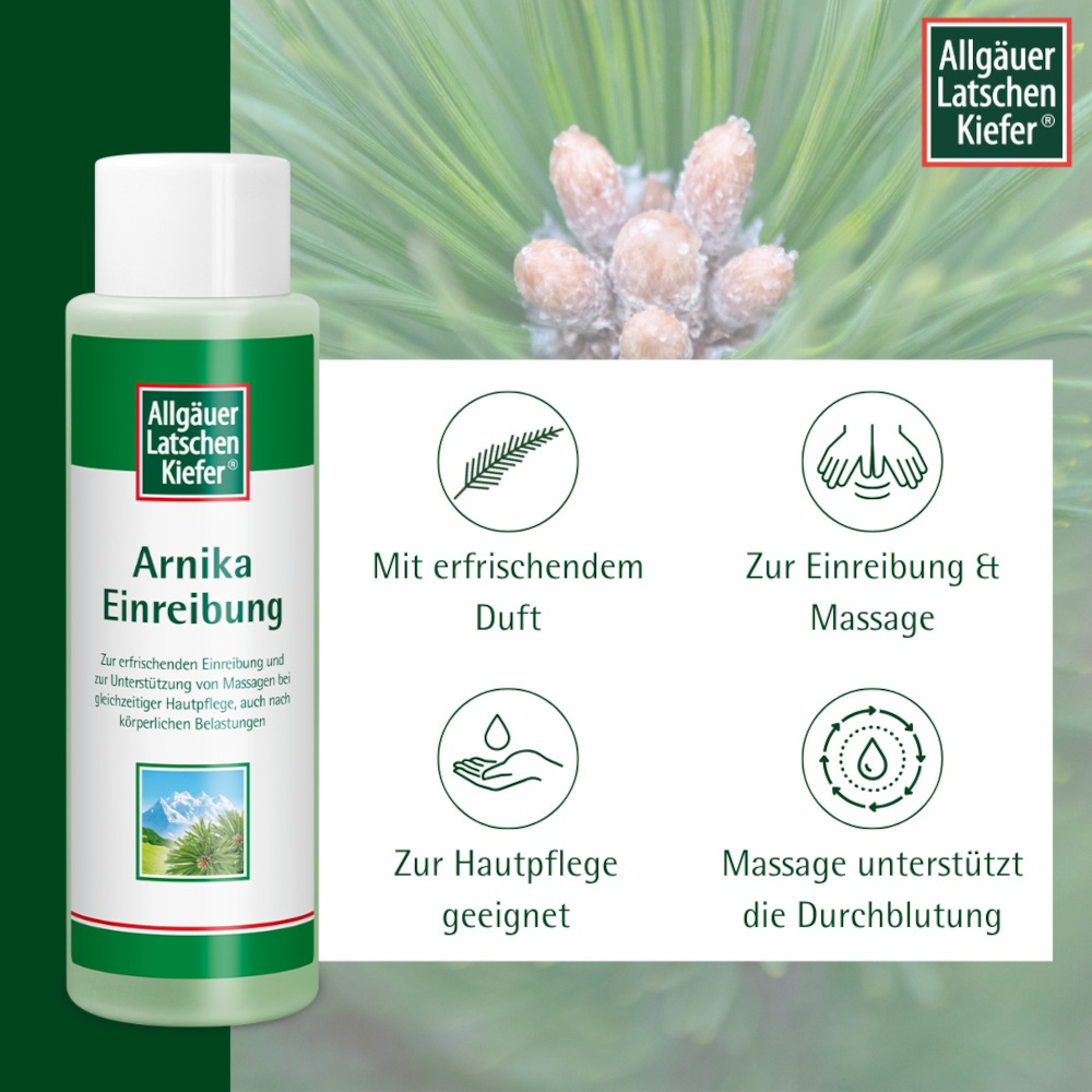 ALLGÄUER LATSCHENKIEFER Arnika Einreibung 250 ml Einreibung