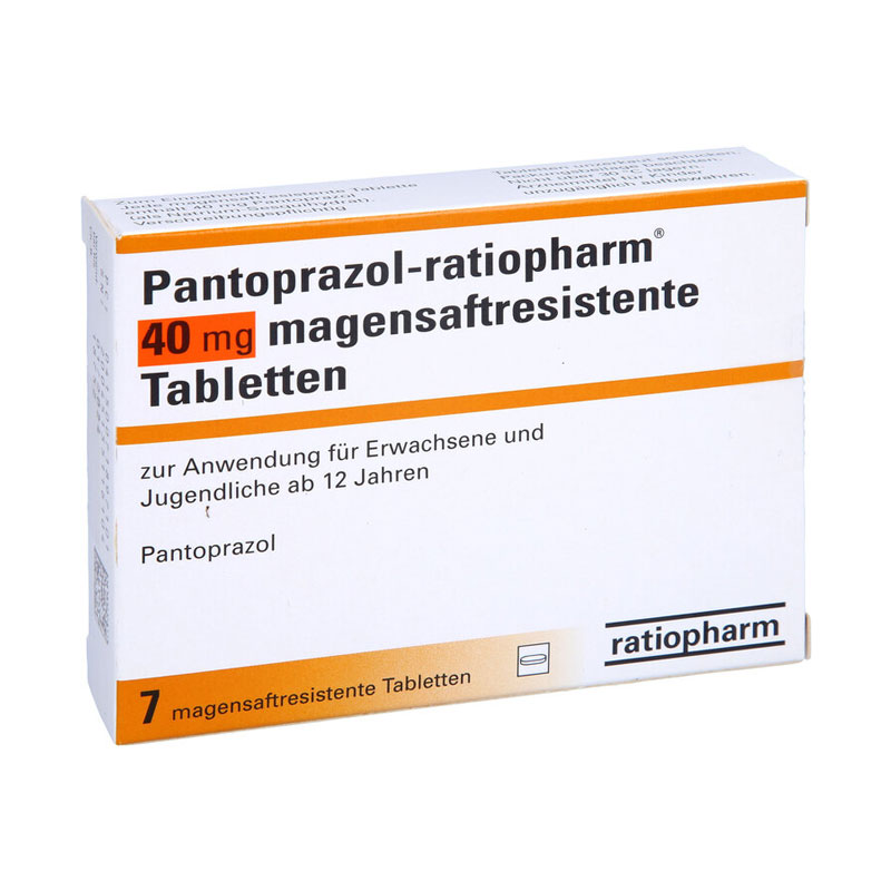Pantoprazol-ratiopharm 40mg 7 St Tabletten magensaftresistent