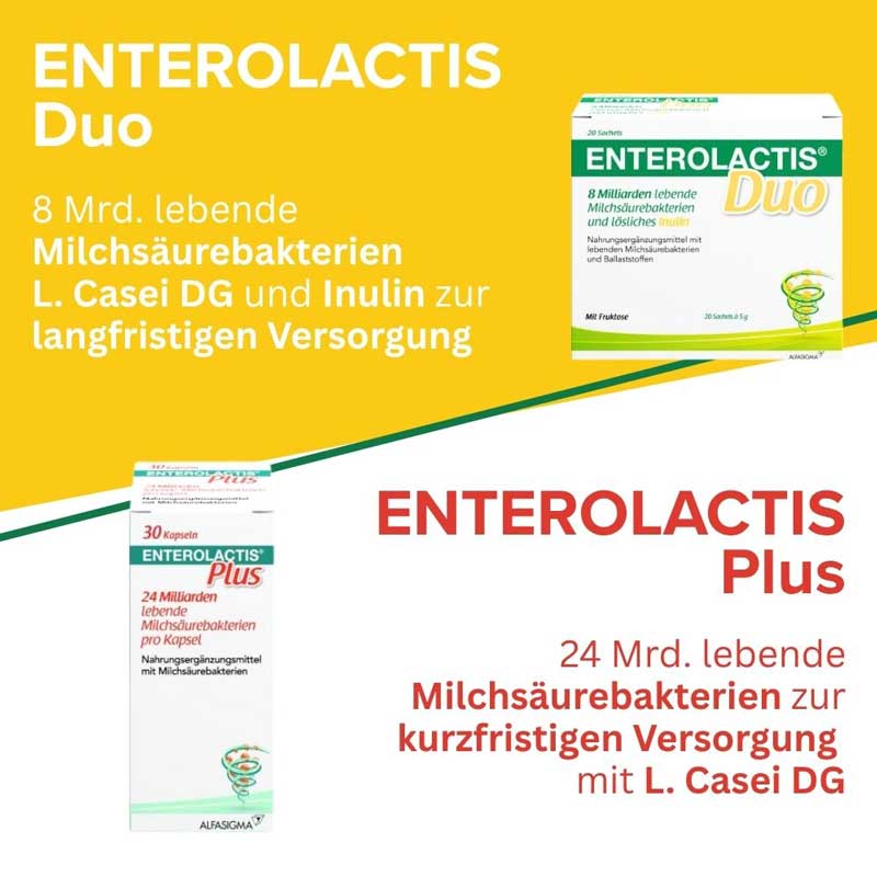 Enterolactis Duo Milchsäurebakterien mit Inulin 20X5 g Pulver