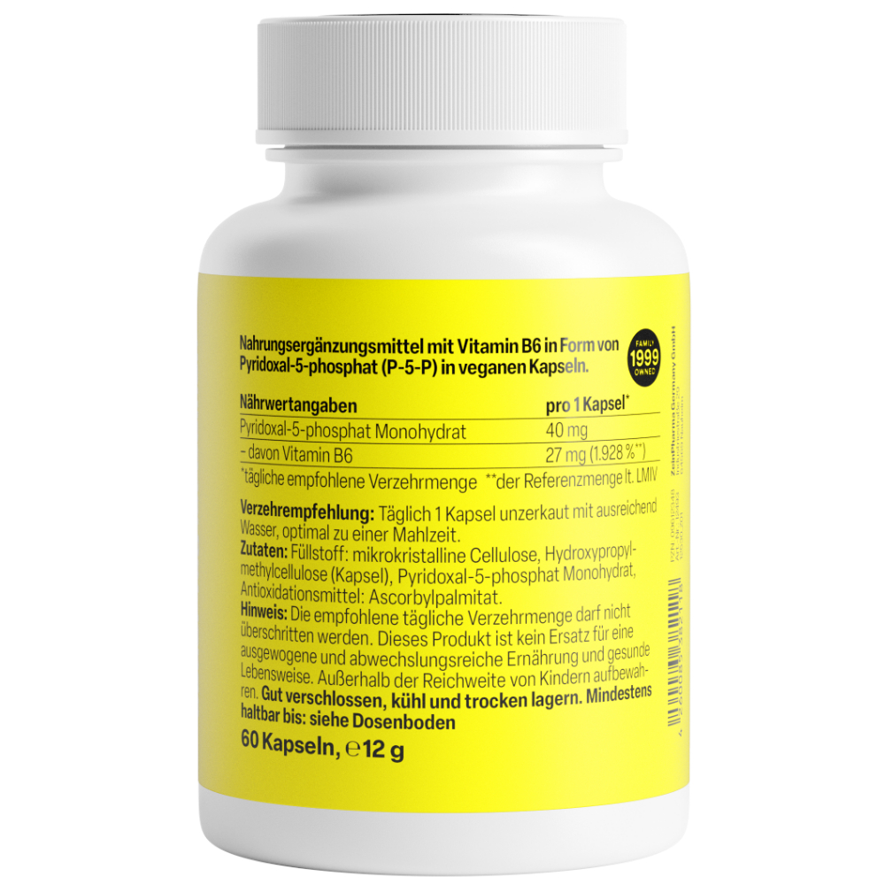 Zein PHARMA Vitamin B6 40mg 60 St Kapseln